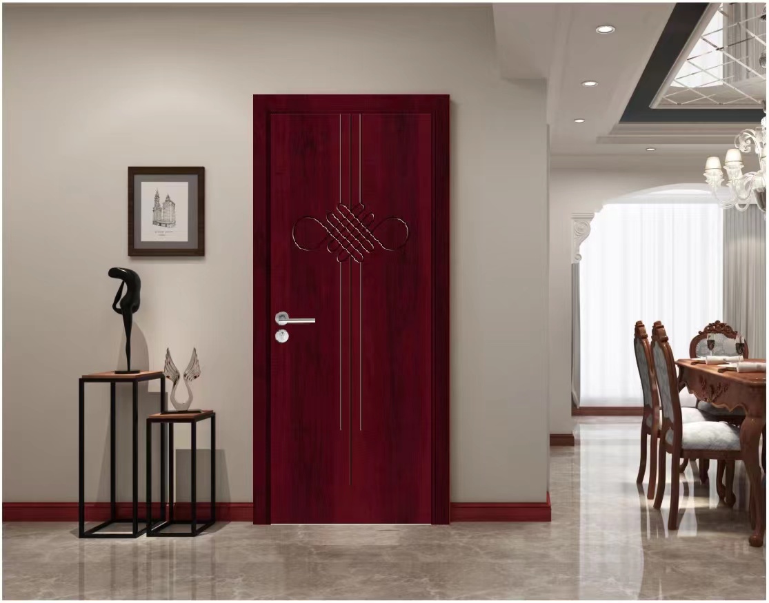 Puerta de madera interior Puertas de bajo precio Puerta de madera MDF WPC,  Fabricante, Fábrica