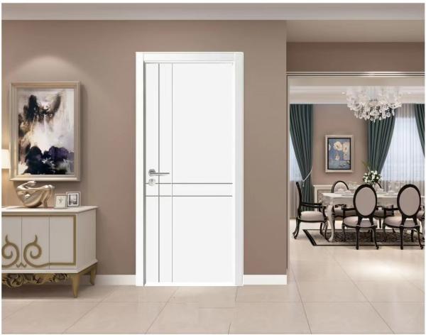 WPC Waterproof Modern Interior PVC Bedroom Doors